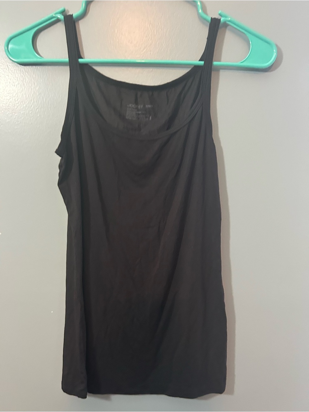 Jockey Black Slim-Strap Camisole Tank